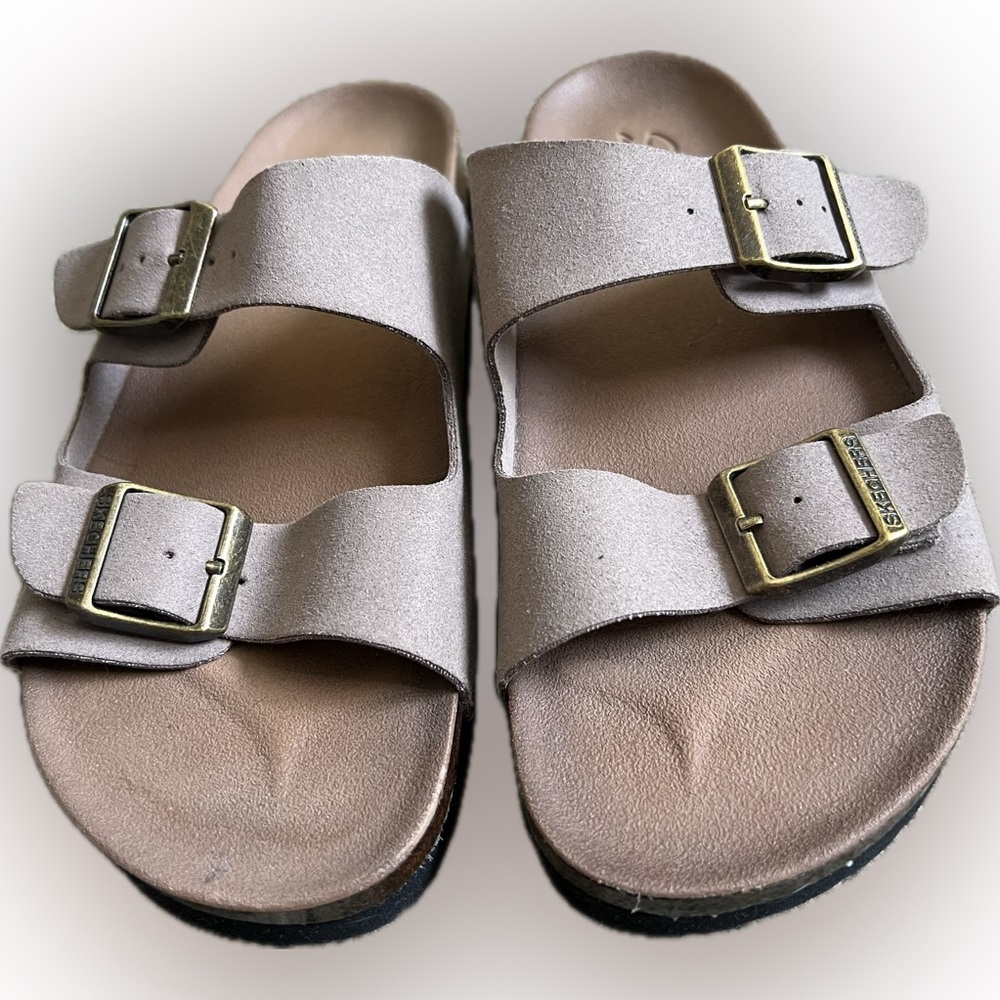 Skechers Luxe Foam Women's Brown Sandals Size 6